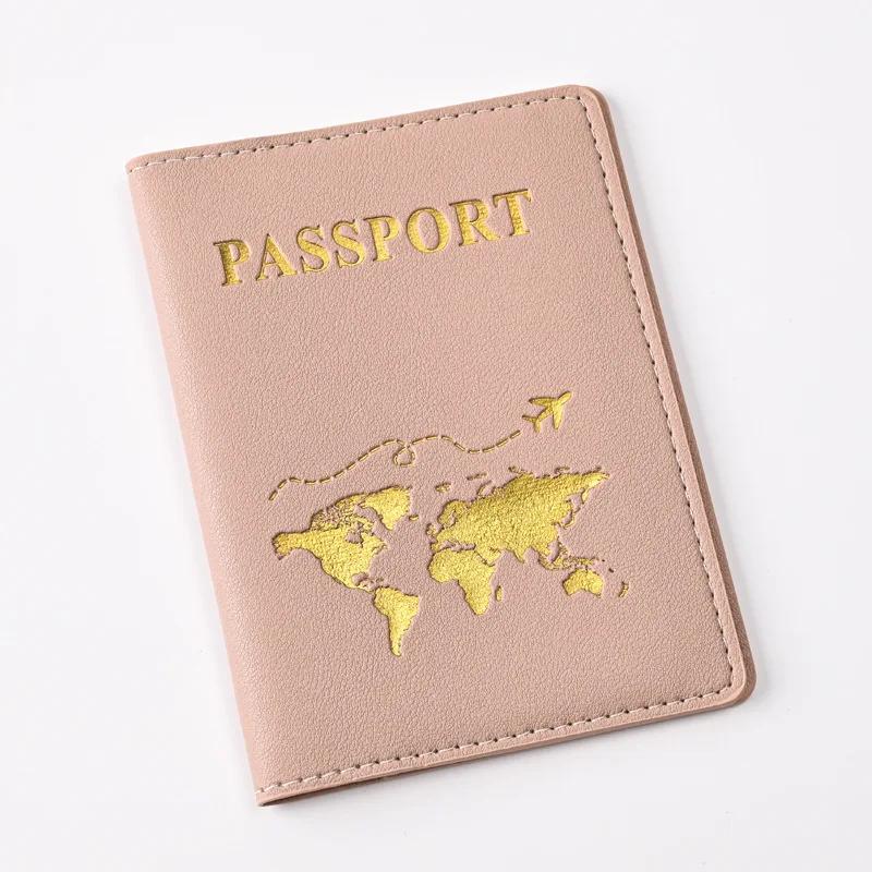 Обложка для паспорта унисекс, держатель для карт из искусственной кожи, чехол для паспорта, необходимые вещи для путешествий для женщин, мужчин, семейного отдыха
