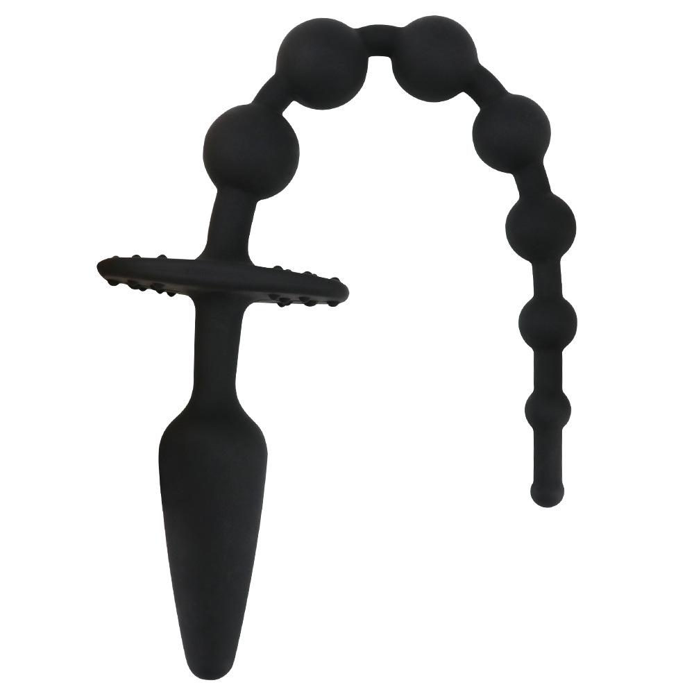 Силиконовые задние шарики, анальная пробка, два универсальных мастурбатора, массажер простаты, блокировка, секс-игрушки для пар, геев