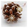 18k Gold-Plated S925 Silver Needle Zircon Snowflake Earrings for Women