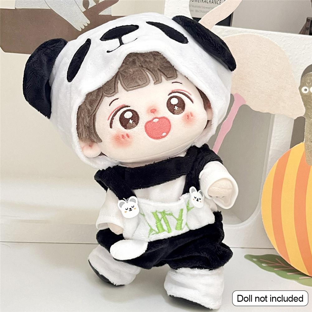 Для 20 см хлопковые комбинезоны для кукол из мультфильмов, сменная одежда для плюшевых кукол, аксессуары для игрового дома, мини-одежда