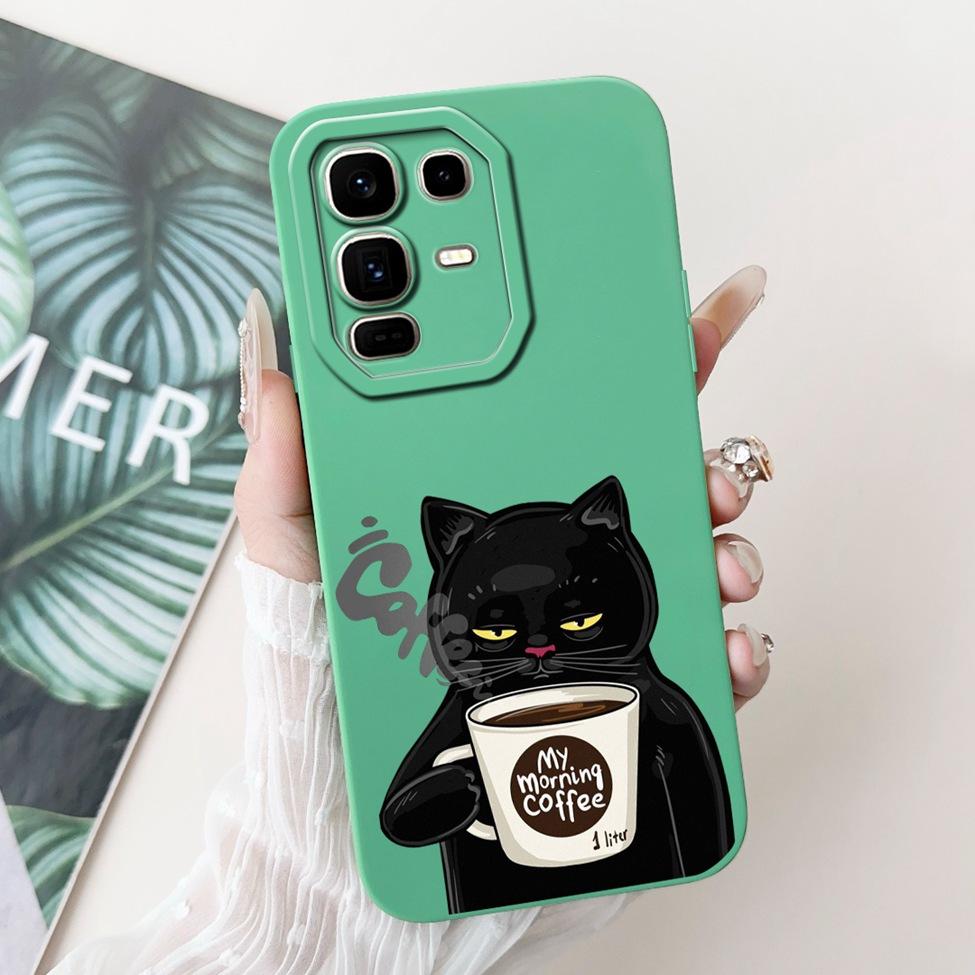 For Infinix Note 50 Pro Plus Cover Case Silicone Kawaii Cute Cat Funny Painted Bumper For Infinix Note 50 Pro+ Phone Case X6856