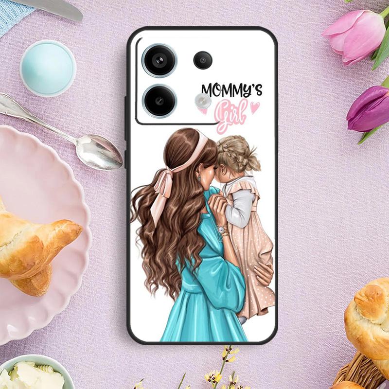Чехол Мама Дочка Королева Для Xiaomi Redmi Note 15 Pro Plus 10 11 12 13 14 Pro Чехол Для Redmi 14C 15C 12C 10C 13C