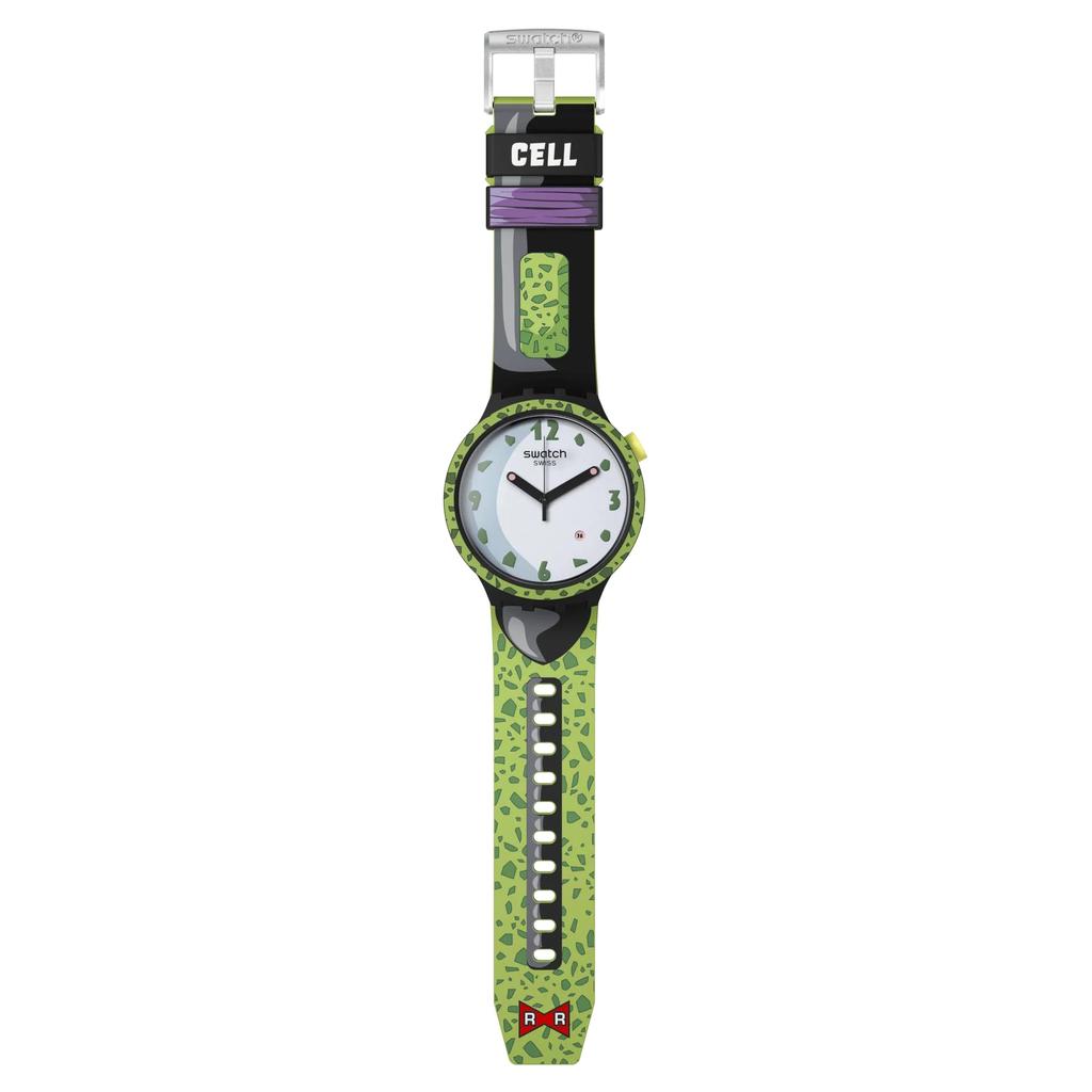 Зеленые часы Swatch CELL X SWATCH BIG BOLD SB01Z401
