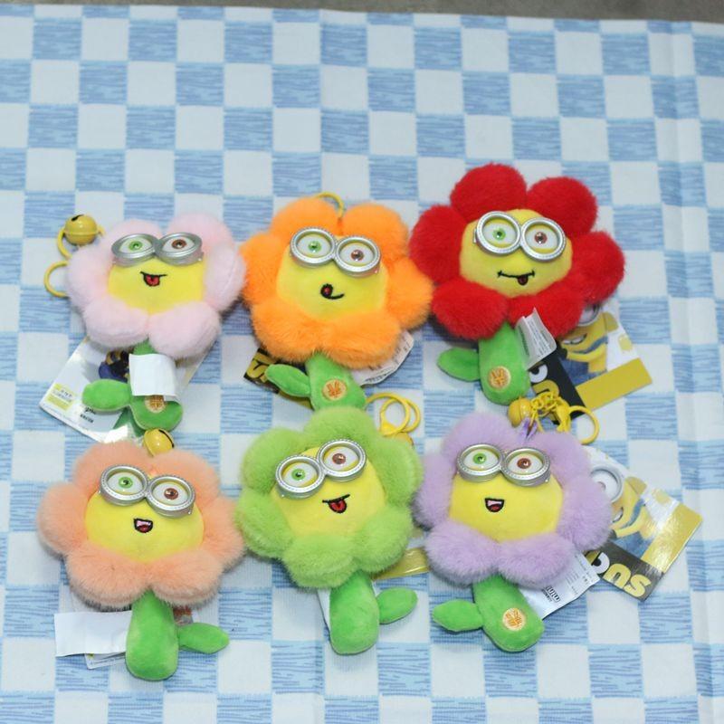 Очаровательная плюшевая игрушка-брелок Миньон, идеально подходящая для поклонников Гадкого Я, в красочных стилях
