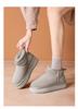 Snow boots 2025 new retro trendy temperament fashionable versatile thick soled and plush short boots for women