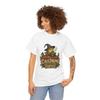 Frog Witch Mushroom Potion Magic Cottagecore Fantasy Unisex Heavy Cotton Tee