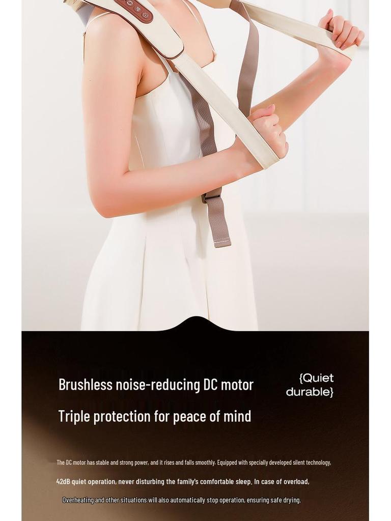 Multifunctional Cross-Border Neck & Shoulder Massager: Heating, Kneading, and Trapezius Relief Device