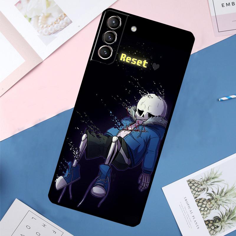 Чехол Undertale Sans для Samsung Galaxy S23 S22 S24 Ultra Note 20 S20 S21 FE S9 S10 Note 10 Plus Задняя крышка
