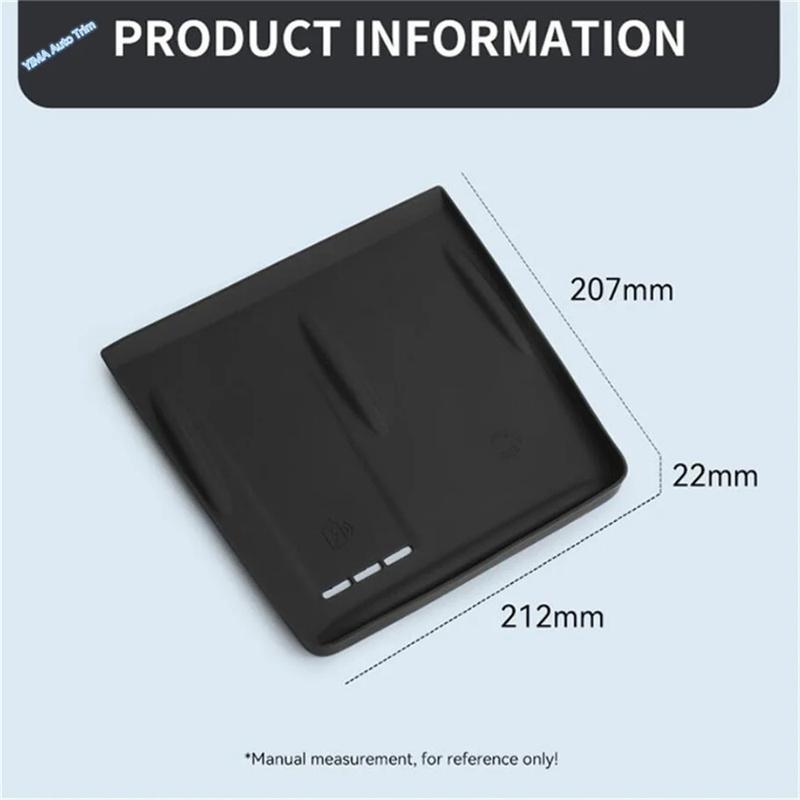 silicone rubber anti-skidding dustproof wireless charging Panel Cover Fit For OMODA C5 2024 2025 Accessories
