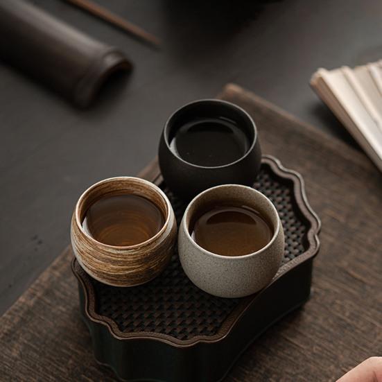 Керамическая чашка ручной работы из камня, японская эстетика ваби, уникальная текстура, несовершенство, чашка для кофе/десерта, декор для стола