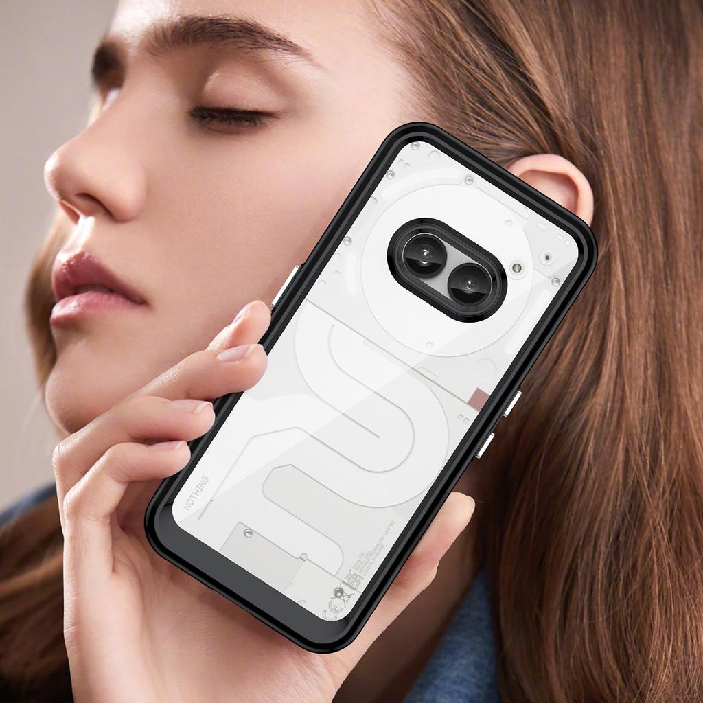 Прозрачный противоударный чехол TPU для Nothing Phone 2a Nothing 2 1 защитная рамка полная защита цветной прозрачный чехол