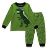 Yousheng Kids Dinosaur Pajamas Set 2 Piece Pajamas Outfits Kids Cartoon Print Nightwear Skin-friendly Loungewear Homewear Suits