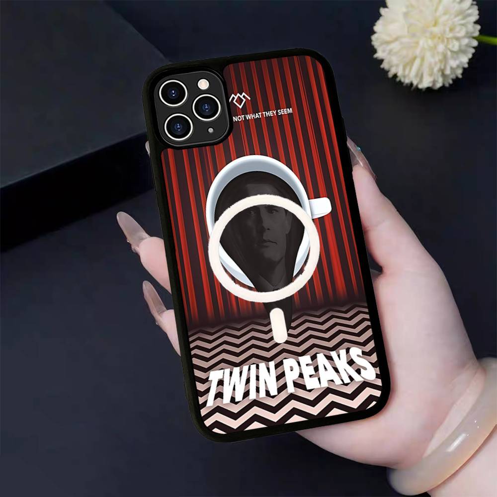 Twin Peaks TV Series Magnetic Phone Case For IPhone 16 15 14 13 12 11 17 Pro Max Plus Wireless Charge Cover