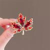 Броши в форме красного кленового листа Женская одежда Пальто Ювелирные изделия Аксессуары Подарки