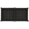 Garden Planter with Wheels Black 80 x 40 x 29 cm PP