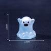 Luminous and Funny Little Ghost Figurine Decorative Accessories, Mini Micro-landscape Desktop Ornaments