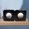 1 пара проводных динамиков, портативный USB-питание, мини-динамик, 3,5-разъемный сабвуфер, динамик для компьютера, ноутбука