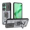 Для Huawei nova 12 11 SE Pro Ultra Battle Bear Slide Push Window TPU + PC противоударный металлический чехол с магнитной адсорбцией для автомобиля с подставкой и задним чехлом