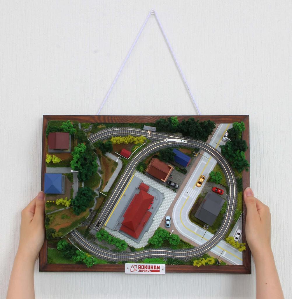 Rokuhan Z gauge настенный диорамный набор S071-2 принадлежности для железнодорожного моделизма