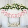 Bowknot Bowknot Garland Satin Ribbon Garland New Bow Garland Banner  Wedding Decor