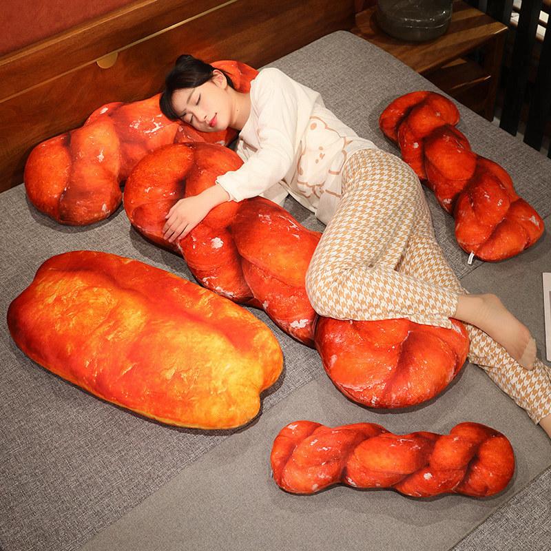 Creative Simulation Fritters Twist Throw Pillow Plush Toy Home Sofa Pillow Cushion Girl Soothing Doll