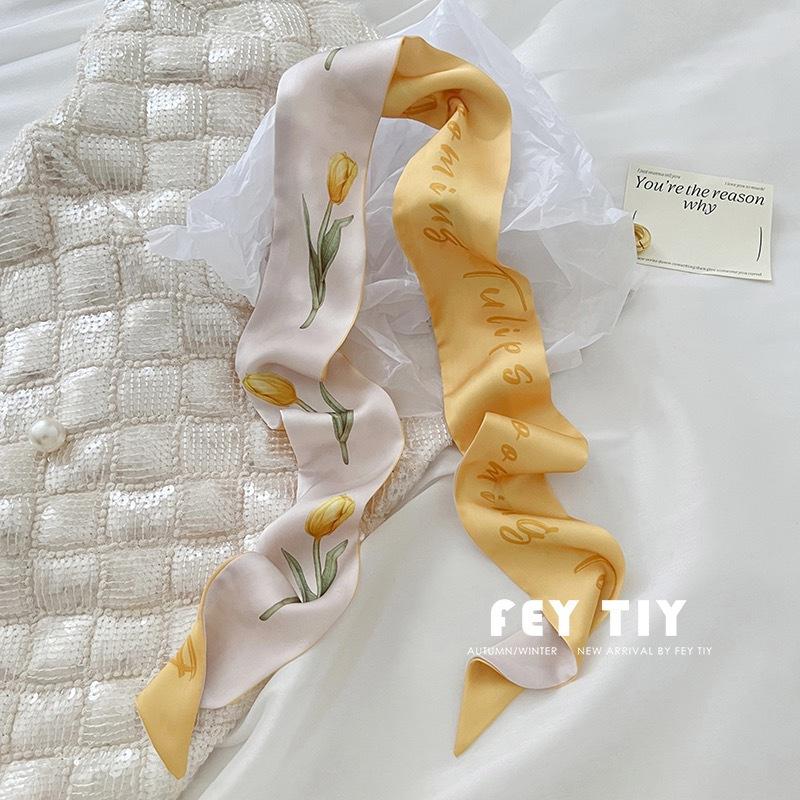 Шелковый шарф Qiandongge, повязка на голову в стиле ретро, завязанный хвост, бант, лента, повязка на голову, повязка на голову Mori Series