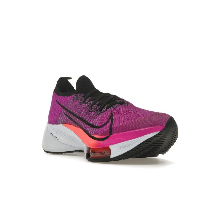 Nike Air Zoom Tempo NEXT% Flyknit Hyper Violet Women Sneakers Purple Flash-Crimson Black CI9924-501