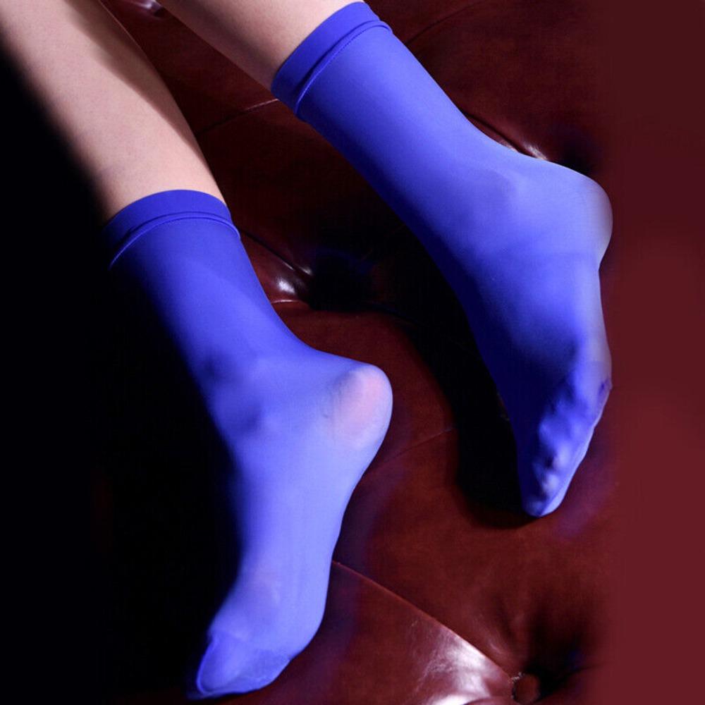Nylon Oily Socks Breathable Ultra Thin Socks New Silky Socks Men Women
