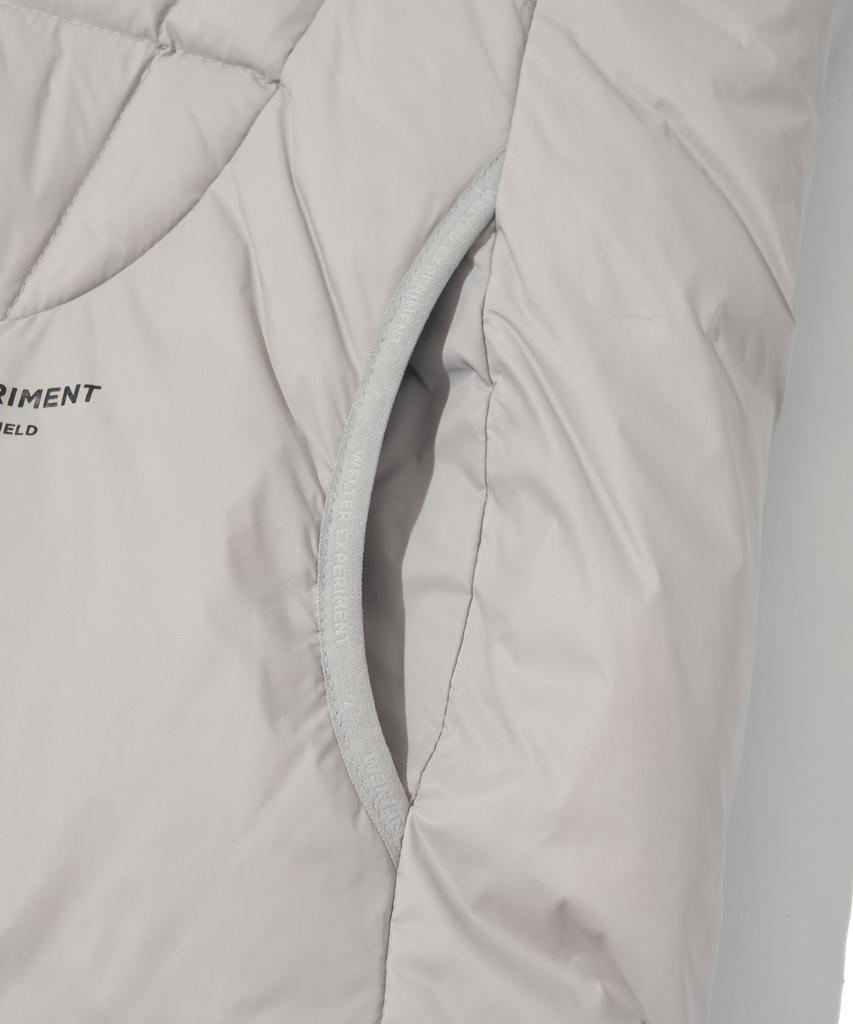 Жилет-безрукавка Welter Experiment Shield Down Hood Vest_Светло-серый_Wol048