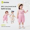 Dudu Family 100% Хлопок Детские Летние Комбинезоны-Шорты с Мультяшным Принтом
