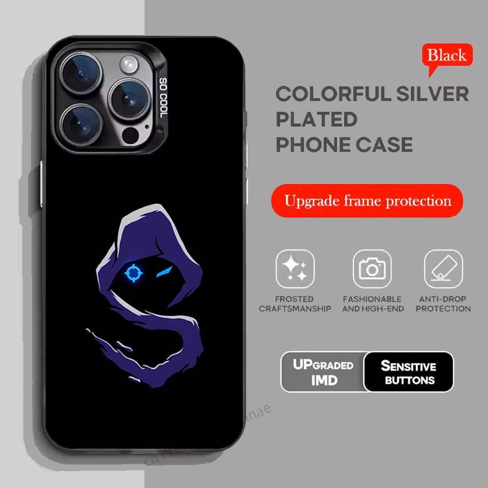 Чехол для телефона V-Valorant O-Omen для iPhone 15 16 Pro Max Air SE 11 13 Pro 14 Plus 12 11Pro 15Pro Max 16e