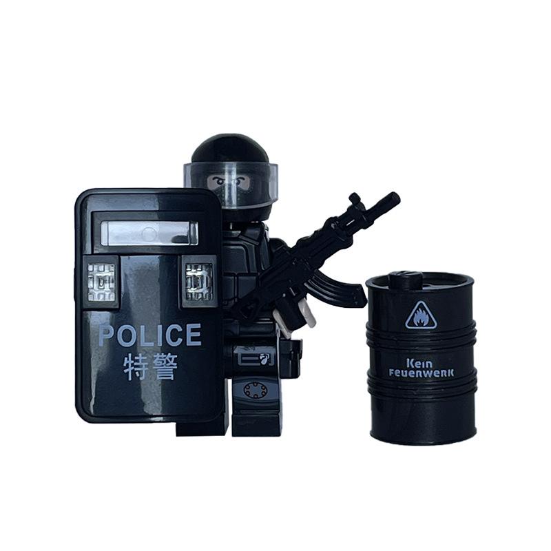 Немецкая военная сцена с имитацией тампопечати масляный барабан строительные блоки аксессуары