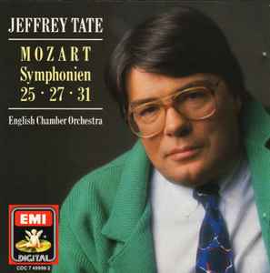 CD MOZART - Symphonies 25, 27 & ,31 CDC7499982 EMI Digital 1990 Europe Classical Used