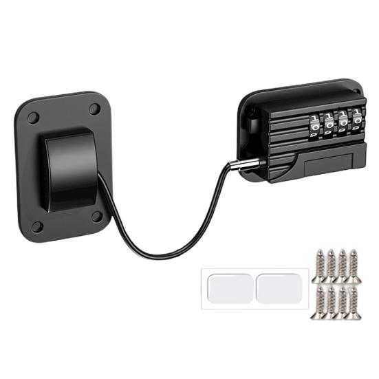 Замок двери морозильной камеры холодильника с регулируемой паролем конструкцией, установка без инструментов, простая установка, замок двери холодильника с защитой от детей