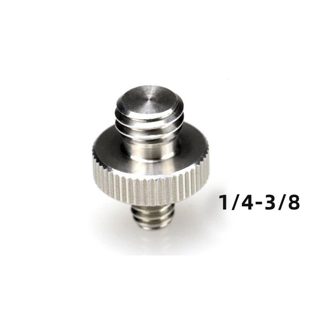 Photography Accessories 3/8 Male Screw Tripod Mount Adapter Camera Conversion Screw 1/4 Male Screw