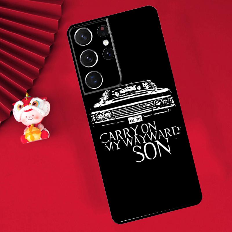 Сверхъестественное CARRY ON WAYWARD SONS Чехол Для Samsung Galaxy S24 S23 S25 S26 Ultra S20 FE S21 S22 Plus S10 S25 FE Чехол Funda