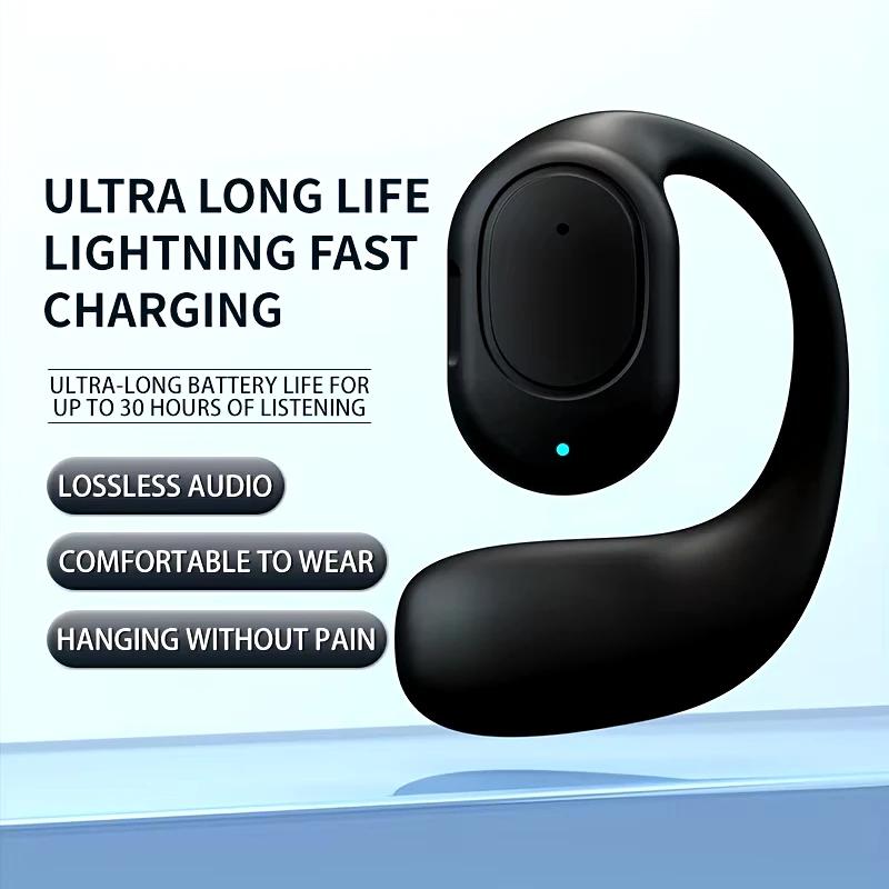 Wireless Bluetooth Headset Full Open Headphones Air Conduction Ear Hook Earphones Handsfree Noise Canceling Audifonos Sports