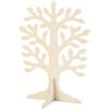 Decorative Object - Wooden Tree - 21.5 X 30 Cm - Beige - Solid Wood