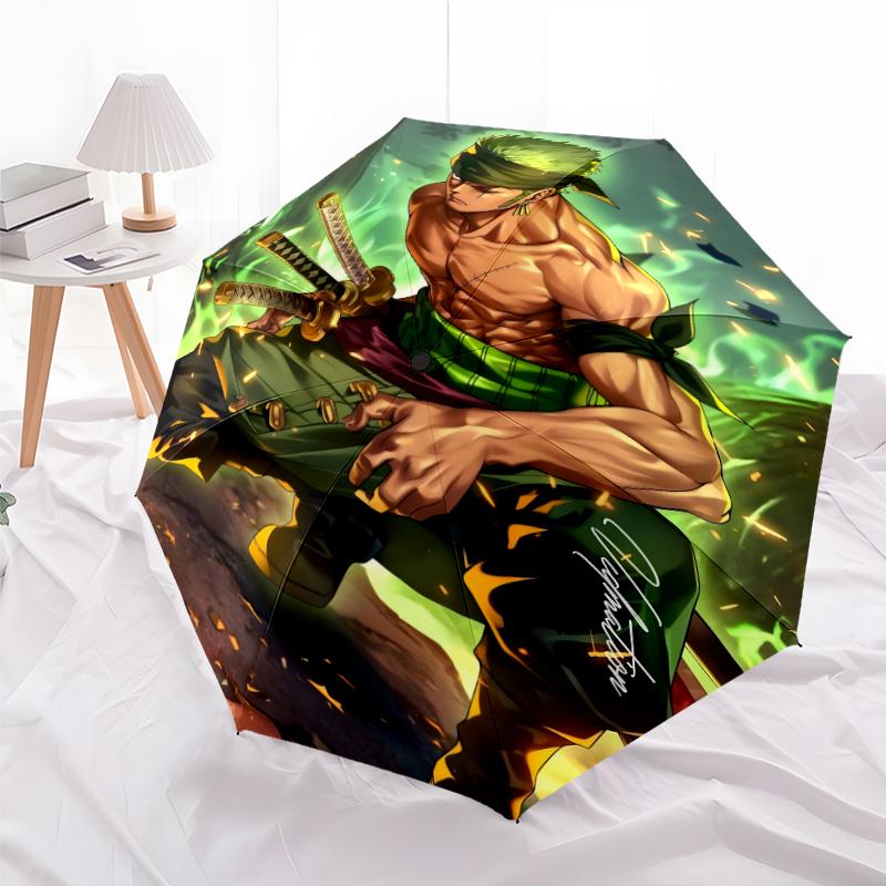 1pc Z-Zoro5 Umbrella, Sun Protection, And UV Shielding. It Has Eight Sturdy Ribs for Outdoor Use And Perfect As a Holiday Gift