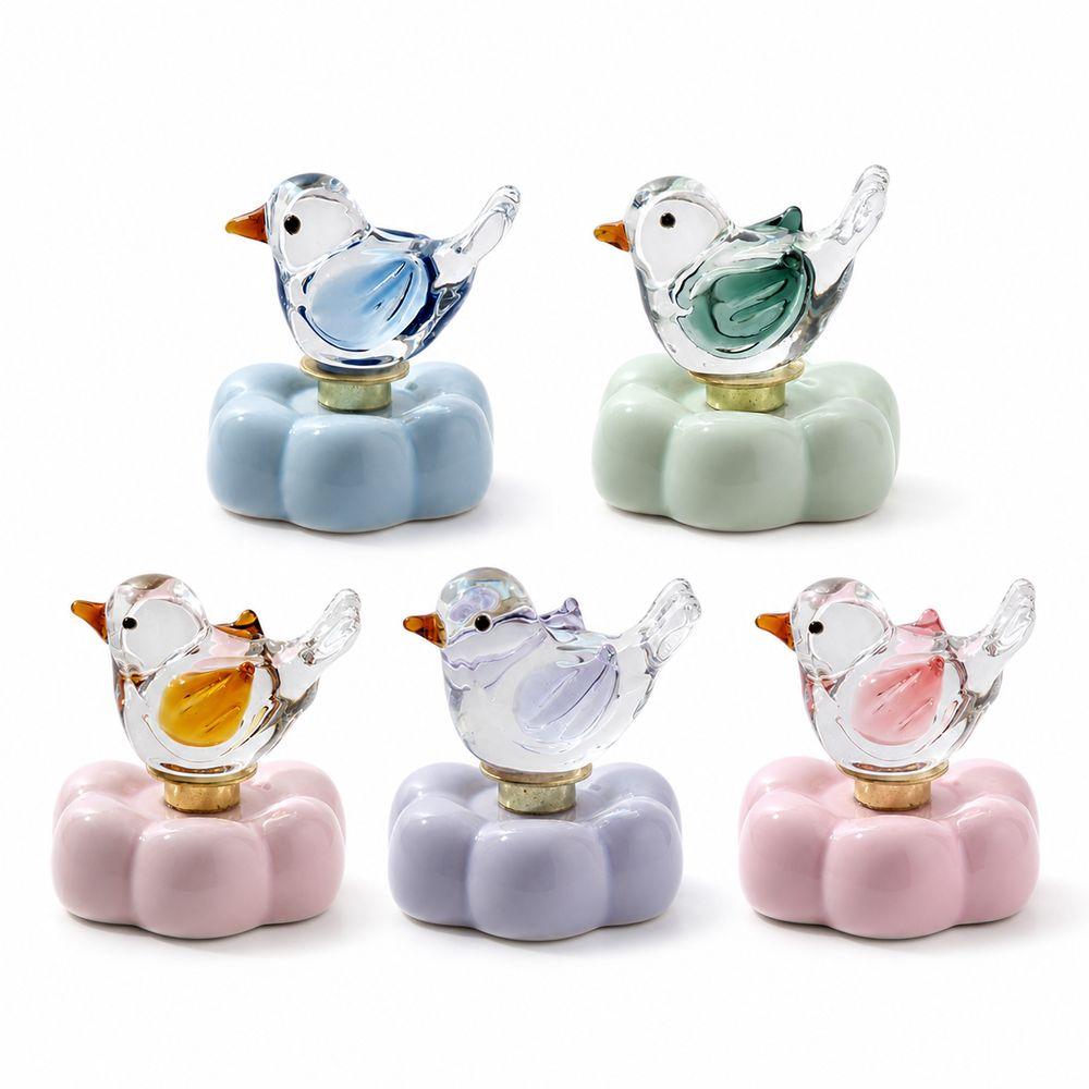 Glass Glass Bird Figurine Ceramic Bird Statue New Bird Ornament  Car Dashboard Decor