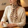 Delicate Drape Scarf for Daily Wear Women's Handbag Scarf 35 Inch Long Ribbon Lightweight Elegant Commuter Styling Accessory Silk Feeling Neck Hair,