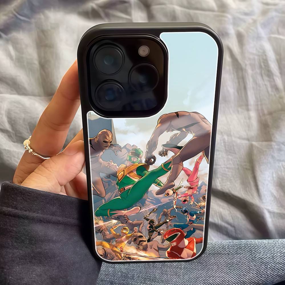 P-PowerS-COOL R-RangerS Phone Case For IPhone 17 Promax Air 16 E 15 14 13 12 11 Pro Max Y2K PC+TPU Cover