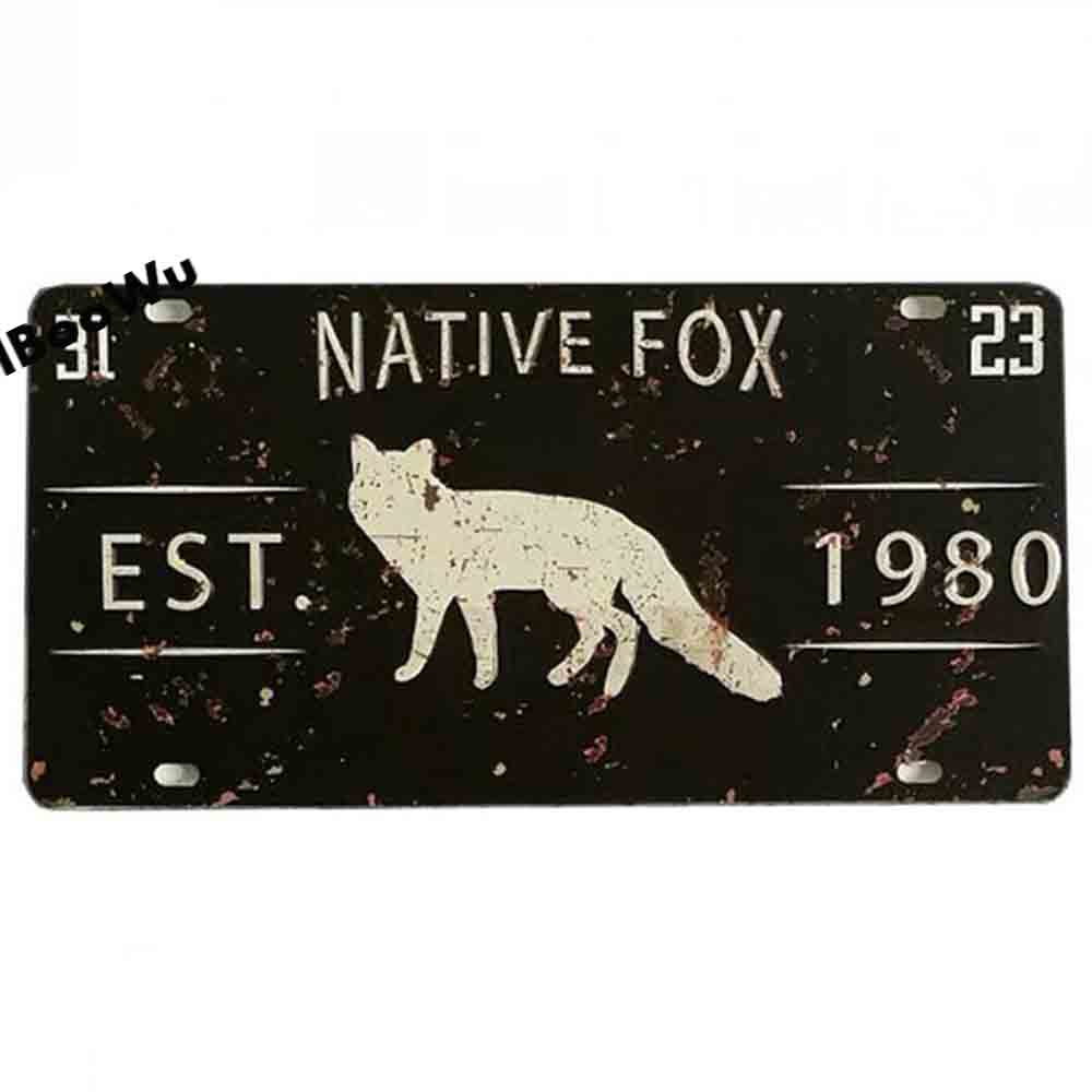 Worldwide Popular City License Plate Poster Vintage Retro Wall Decor Canada/London/Brazil Metal Tin Sign Plaques Poster