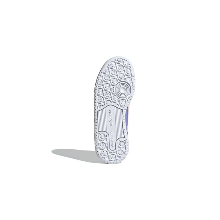 adidas Originals Forum El C Синтетическая кожа Велкро Спортивные Прочные Низкие Детские Кеды для Скейтбординга Розовый Белый Детские Кеды для Скейтбординга GY8197
