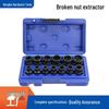 Набор экстракторов для гаек и болтов из 23 предметов для сорванных и сломанных головок