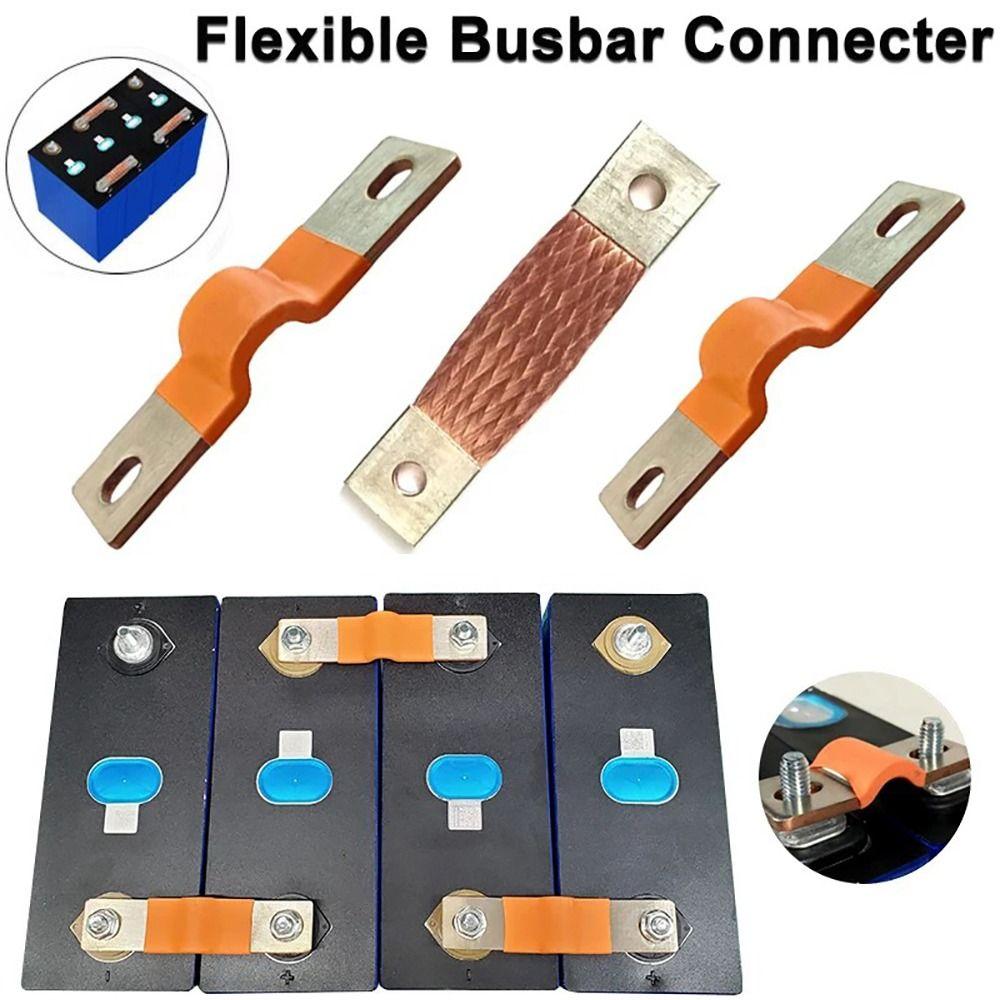 New 230Ah 280Ah Battery Cells Connector 2mm M6 Posts Straps Copper Connecter Copper Bar