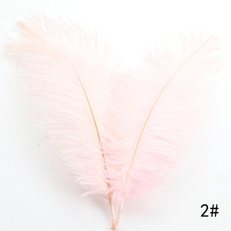 Высококачественные перья страуса 35-40 см разноцветные декоративные перья, перья для сценического оформления и цветочных композиций