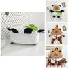 Cute Ins Capybara Panda Cartoon Backpack With Nylon Material For School And Daily Use