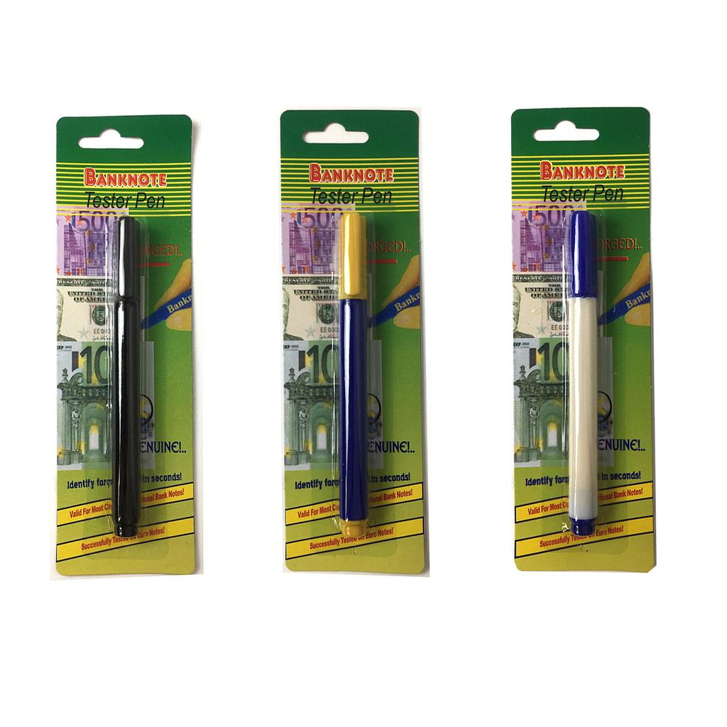 Money Checker Tester Pen Graffiti Pen Mini Ink Currency Detector Counterfeit Bill Detector Fake Bill Checker Portable