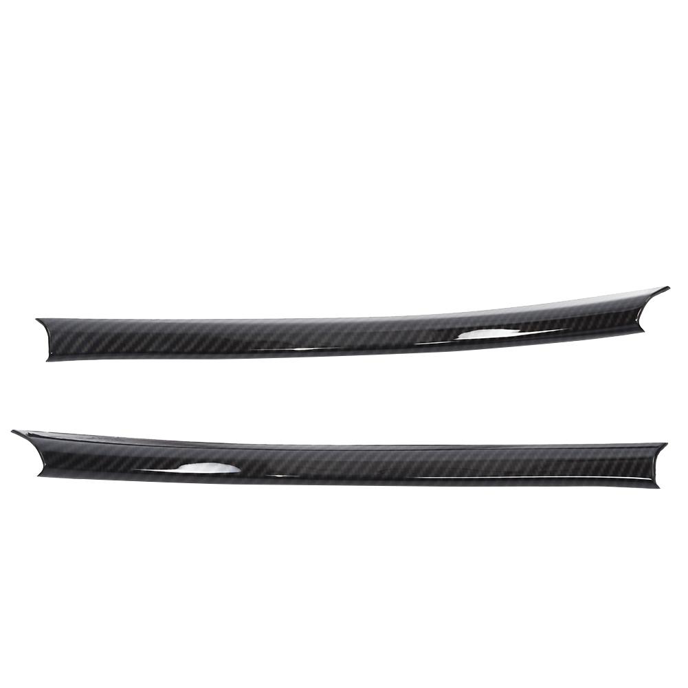 2pcs Car Center Console Side Decoration Strips Trim for Mercedes Benz A W176 CLA C117 GLA X156